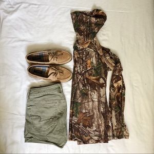 RealTree Camo Half Zip Hooded Top